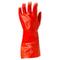 Gant PVA® 15554 de protection chimiques rouge